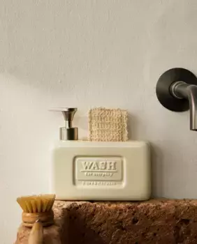 Дозатор моющего средства с контейнером Zara Home, цвет Cream