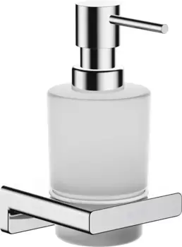 Дозатор мыла hansgrohe "AddStoris", (дозатор для лосьона, крепежный материал, инструкция по сборке), дозатор для лосьона 8,1х15,8 см, цвет Chrom