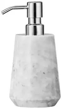 Дозатор мыла Kleine Wolke "Carrara", доступен в нескольких цветах 8,5х17,5х8,5 см, белый