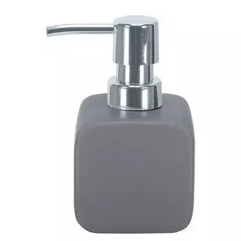 Дозатор мыла Kleine Wolke Cubic, антрацитовый