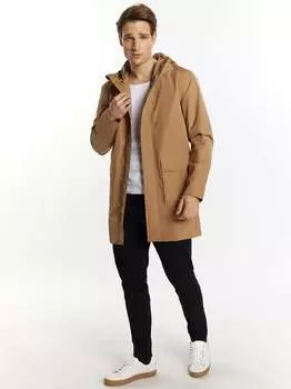 Дождевая парка из переработанных материалов Dreimaster, коричневый