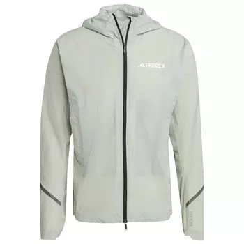 Дождевик Adidas Terrex Terrex Xperior Light Rain RDY, цвет Silver Green