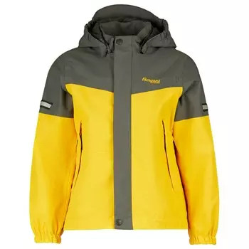 Дождевик Bergans Kid's Lilletind, цвет Light Golden Yellow/Solid Dark Grey