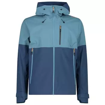 Дождевик Cmp Jacket Fix Hood 3 Layer, цвет Bluesteel