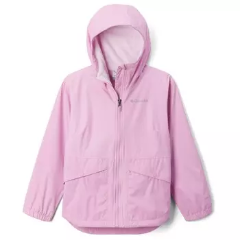 Дождевик Columbia Kid's Rainy Trails Fleece Lined Elastic, цвет Cosmos/Pink Dawn