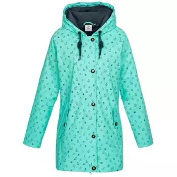 Дождевик DEPROC Active "Friesennerz HALIFAX ANCHOR WOMEN", также доступен в больших размерах, бирюзовый