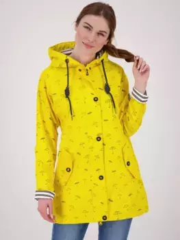 Дождевик DEPROC Active "Friesennerz WIZZARD PEAK WOMEN UMBR", также доступен в больших размерах, желтый