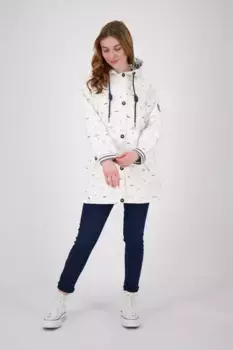 Дождевик DEPROC Active "Friesennerz WIZZARD PEAK WOMEN UMBR", также доступен в больших размерах, белый