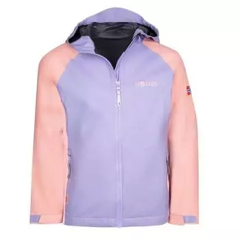 Дождевик для девочек Haugesund Лаванда/Абрикос TROLLKIDS, цвет blau