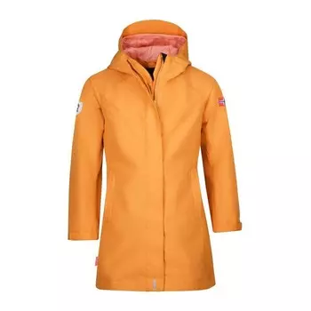 Дождевик для девочек Mjosa Sahara желтый/коралловый TROLLKIDS, цвет gelb