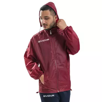 Дождевик Givova "Rain Basico" темно-красный