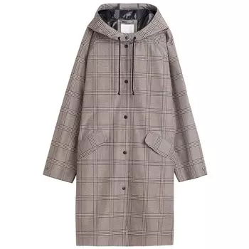 Дождевик H&amp;M Hooded, серо-коричневый