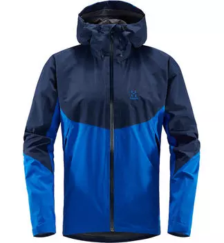 Дождевик Haglfs Virgo Jacket, цвет Storm blue/tarn blue