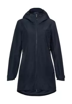 Дождевик Хильда с капюшоном, непромокаемый, женский DIDRIKSONS, цвет Dark Night Blu