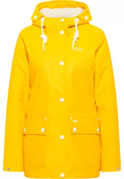 Дождевик ICEBOUND Mit Faux Fur Innenfutter, цвет Sonnengelb