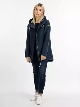 Дождевик из переработанного материала. Schmuddelwedda, синий