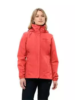Дождевик Jack Wolfskin, красный