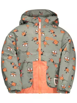 Дождевик Jack Wolfskin Regenjacke Smileyworld, хаки