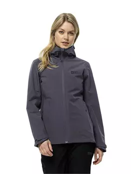 Дождевик Jack Wolfskin Robury, серый