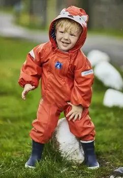 Дождевик JoJo Maman Bb, оранжевый