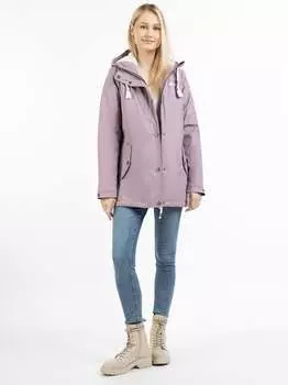 Дождевик на подкладке из искусственного меха Schmuddelwedda, розовый