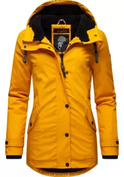 Дождевик Navahoo "Lindraa", с капюшоном, стильная непромокаемая куртка для активного отдыха с плюшевым мехом, цвет Bernsteinfarben