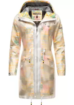Дождевик Navahoo "Parella", с капюшоном, модный женский уличный плащ 3-в-1, желтый