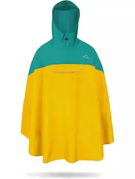 Дождевик Normani Outdoor Sports, цвет petrol/gelb