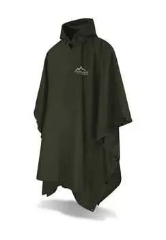 Дождевик-Пончо из ткани Рипстоп Дерри Normani, зеленый