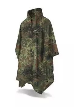 Дождевик-Пончо из ткани Рипстоп Дерри Normani, цвет flecktarn
