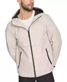 Дождевик с капюшоном Dockers, коричневый/бежевый