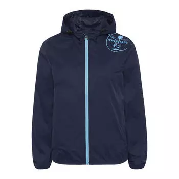 Дождевик с принтом-лейблом в области плеч. CHIEMSEE, цвет blau