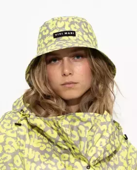 Дождевик с точечным принтом Vivi Mari, желтый