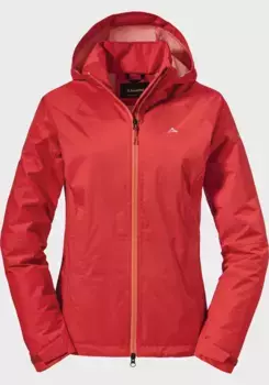 Дождевик Schffel "Jacket Easy XT L", с капюшоном, красный
