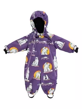 Дождевик Smfolk Athletic Suit, фиолетовый