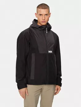 Дождевик стандартного кроя Helly Hansen, черный
