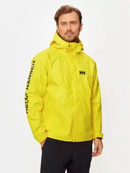 Дождевик стандартного кроя Helly Hansen, желтый