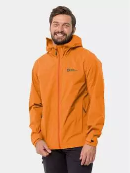 Дождевик стандартного кроя Jack Wolfskin, оранжевый