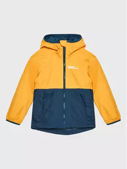 Дождевик стандартного кроя Jack Wolfskin, оранжевый
