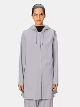Дождевик стандартного кроя Rains, серый