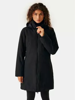 Дождевик стандартного кроя Regatta, черный