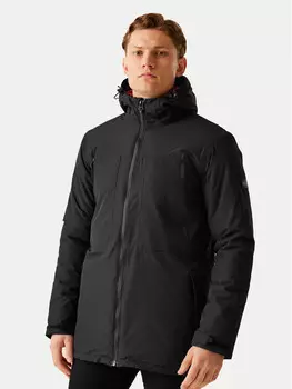 Дождевик стандартного кроя Regatta, черный