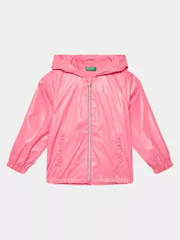 Дождевик стандартного кроя United Colors Of Benetton, розовый