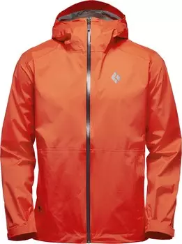 Дождевик StormLine Stretch - Мужской Black Diamond, оранжевый