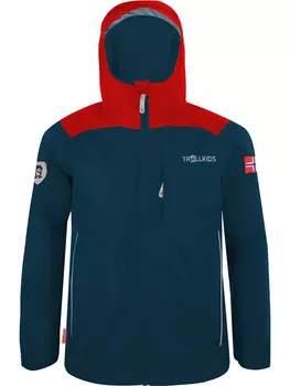 Дождевик Trollkids Bergen, темно синий