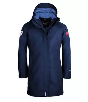 Дождевик Trollkids Mjosa, цвет Marineblau/Dunkelblau