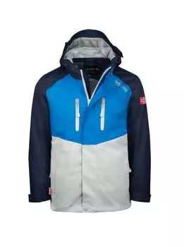 Дождевик Trollkids Nusfjord, цвет Marineblau/Leuchtblau/Wolkengrau