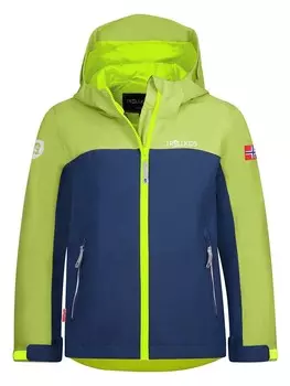 Дождевик Trollkids Telemark, цвет grn/dunkelblau