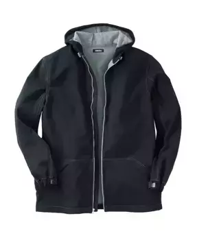 Дождевик утепленный Big & Tall с подкладкой из флиса KingSize, черный