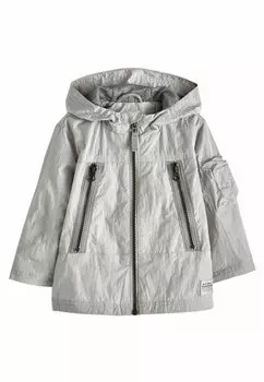 Дождевик UTILITY ANORAK REGULAR FIT Next, серый